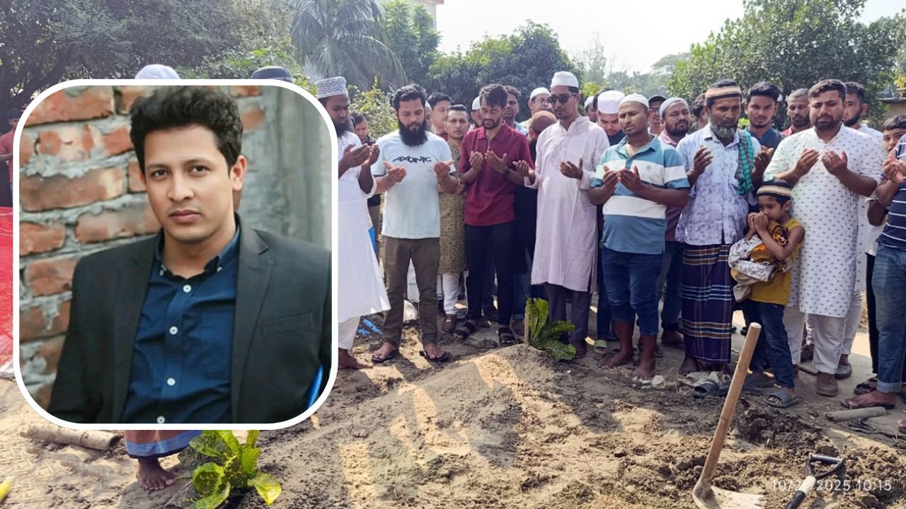 মেট্রোরেল বিয়ারিং প্যাড দুর্ঘটনায় নিহত আবুল কালামের দাফন সম্পন্ন